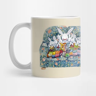 bunny bed time Mug